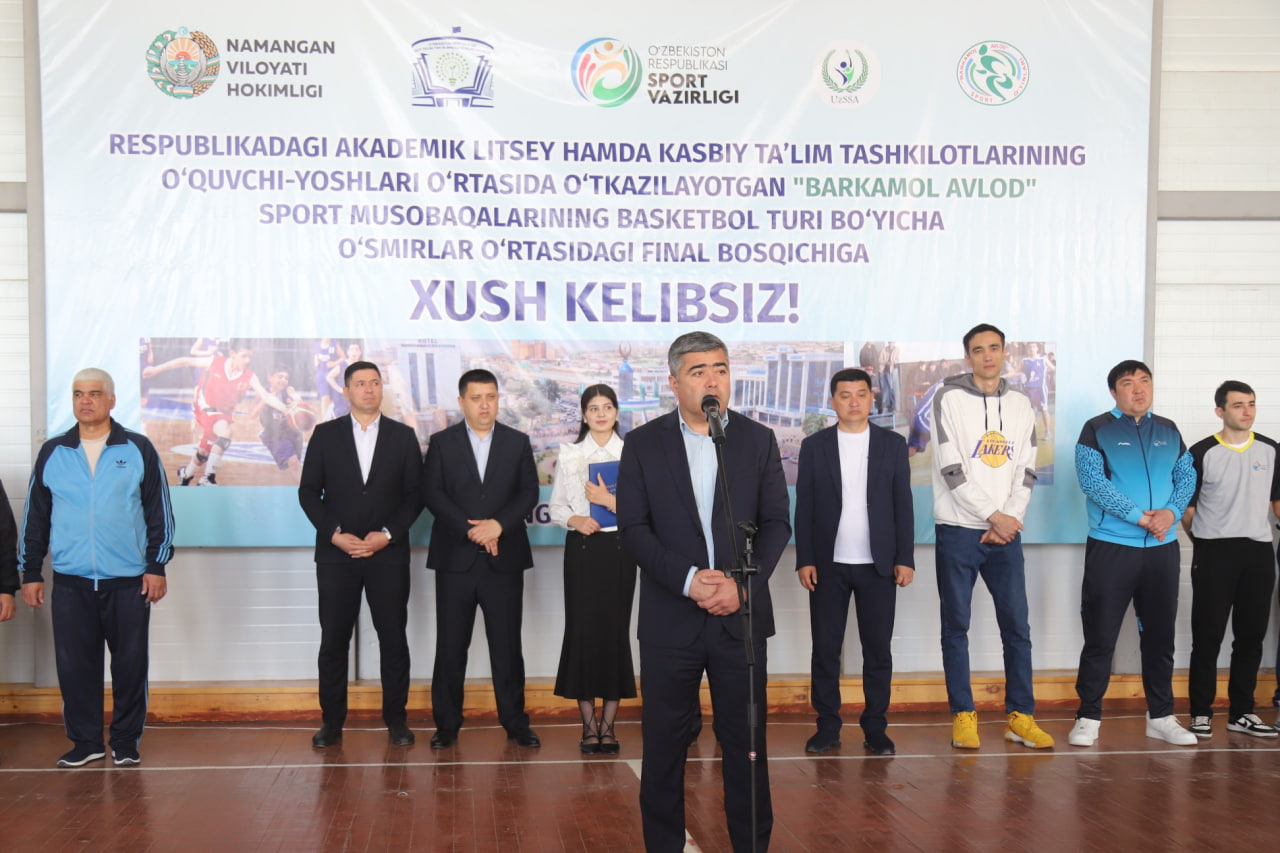 Namanganda “Barkamol avlod – 2025” sport musobaqalari Respublika bosqichi boshlandi