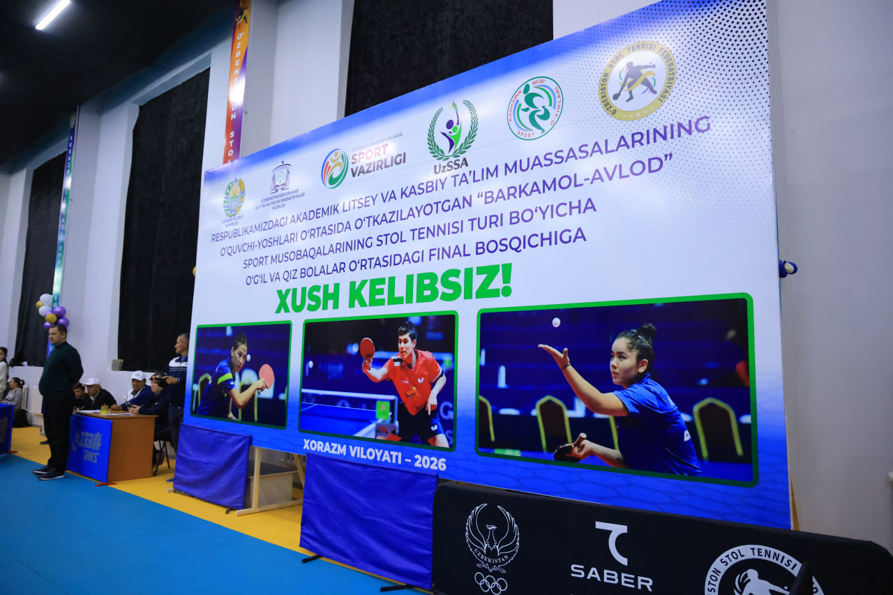 Stol tennisi musobaqasi bahslari davom etmoqda